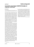 Consultatie aanpassingen G20/OESO Principles of Corporate Governance