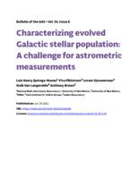 Characterizing evolved Galactic stellar population