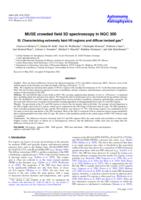 MUSE crowded field 3D spectroscopy in NGC 300