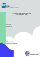 Verwachte vraag naar grondstoffen in Nederland in 2030