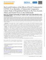 Real-world evidence of the effects of novel treatments for COVID-19 on mortality