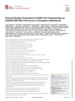 External quality assessment of SARS-CoV-2 sequencing