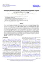 Surveying the inner structure of massive young stellar objects using L-band spectroscopy