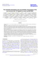 The extended atmosphere and circumstellar environment of the cool evolved star VX Sagittarii as seen by MATISSE