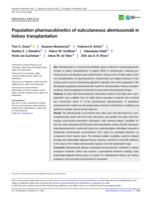 Population pharmacokinetics of subcutaneous alemtuzumab in kidney transplantation