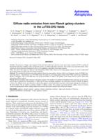 Diffuse radio emission from non-Planck galaxy clusters in the LoTSS-DR2 fields