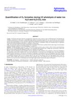 Quantification of O2 formation during UV photolysis of water ice