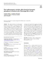 Past anthropogenic activities offset dissolved inorganic phosphorus retention in the Mississippi River basin