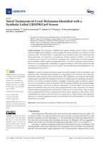 Novel treatments of uveal melanoma identified with a synthetic lethal CRISPR/Cas9 screen