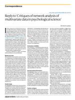 Reply to 'Critiques of network analysis of multivariate data in psychological science'