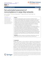 Fair automated assessment of noncompliance in cargo ship networks