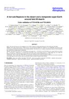 A hot sub-Neptune in the desert and a temperate super-Earth around faint M dwarfs. Color validation of TOI-4479b and TOI-2081b