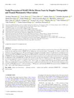 Nodal precession of WASP-33b for 11 yr by Doppler tomographic and transit photometric observations