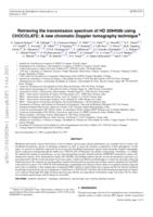 Retrieving the transmission spectrum of HD 209458b using CHOCOLATE