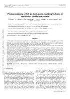 Photoprocessing of H2S on dust grains