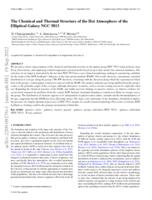 The chemical and thermal structure of the hot atmosphere of the elliptical galaxy NGC 5813