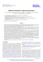 Methanol deuteration in high-mass protostars