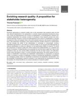 Enriching research quality