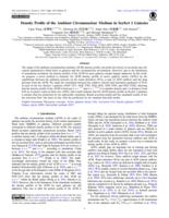 Density profile of the ambient circumnuclear medium in Seyfert 1 galaxies