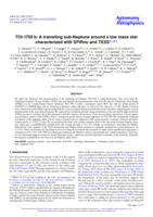 TOI-1759 b: A transiting sub-Neptune around a low mass star characterized with SPIRou and TESS