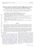 Spectral analysis of spatially resolved 3C295 (sub-arcsecond resolution) with the International LOFAR Telescope