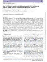 The warm-hot circumgalactic medium around EAGLE-simulation galaxies and its detection prospects with X-ray-line emission