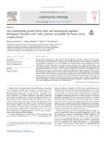 Can transforming growth factor beta and downstream signalers distinguish bicuspid aortic valve patients susceptible for future aortic complications?