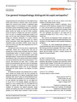 Can general histopathology distinguish bicuspid aortopathy?