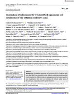 Evaluation of subclasses for T4-classified squamous cell carcinoma of the external auditory canal