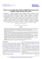 Phase curve and geometric albedo of WASP-43b measured with CHEOPS, TESS, and HST WFC3/UVIS