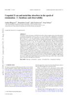 Cospatial 21 cm and metal-line absorbers in the epoch of reionization - I. Incidence and observability