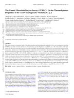 The Cosmic Ultraviolet Baryon Survey (CUBS) V: on the thermodynamic properties of the cool circumgalactic medium at z ≲ 1