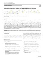 Integrative multi-omics analysis of childhood aggressive behavior