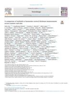 A comparison of methods to harmonize cortical thickness measurements across scanners and sites