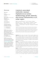 Livestock-associated methicillin-resistant Staphylococcus aureus epidemiology, genetic diversity, and clinical characteristics in an urban region