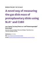 A novel way of measuring the gas disk mass of protoplanetary disks using N2H+ and C18O