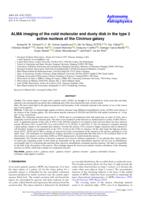 ALMA imaging of the cold molecular and dusty disk in the type 2 active nucleus of the Circinus galaxy