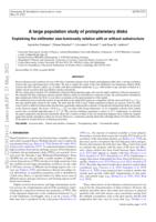 A large population study of protoplanetary disks