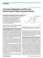 Overview and progress on the Laser Interferometer Space Antenna mission