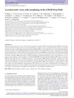 Accretion mode versus radio morphology in the LOFAR Deep Fields