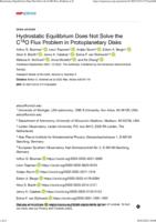 Hydrostatic equilibrium does not solve the C18O flux problem in protoplanetary disks