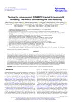 Testing the robustness of DYNAMITE triaxial Schwarzschild modelling