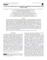 Arecibo-green bank-LOFAR carbon radio recombination line observations toward cold H I clouds