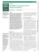 E-health as a sine qua non for modern healthcare