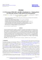 PRUSSIC. I. A JVLA survey of HCN, HCO+, and HNC (1-0) emission in z ~ 3 dusty galaxiesLow dense-gas fractions in high-redshift star-forming galaxies