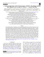 A multiwavelength study of ELAN environments (AMUSE^2). Mass budget, satellites spin alignment, and gas infall in a massive z ~ 3 quasar host halo