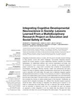 Integrating cognitive developmental neuroscience in society