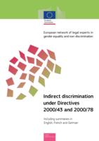 Indirect discrimination under directives 2000/43 and 2000/78