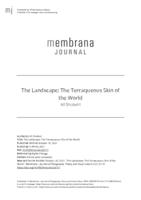 The Landscape: The Terraqueous Skin of the World