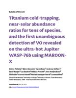 Titanium cold-trapping, near-solar abundance ratios for tens of species, and the first unambiguous detection of VO revealed on the ultra-hot Jupiter WASP-76b using MAROON-X